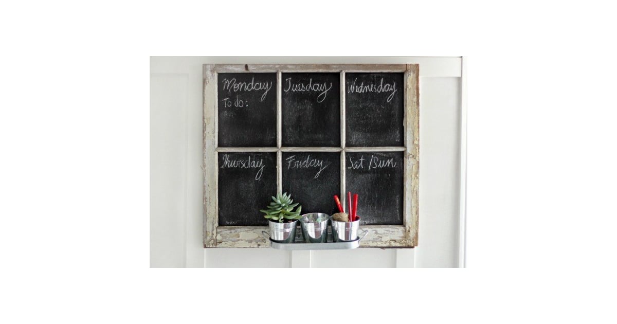 Chalkboard Planner Sophisticated Home DIY Projects POPSUGAR Home