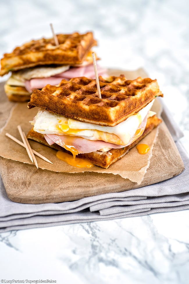 Waffle Breakfast Sandwich | Healthy Egg Recipes For Breakfast ...