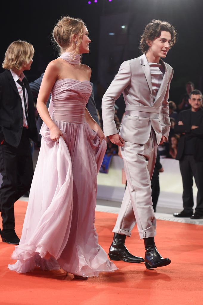 Lily Rose Depp And Timothee Chalamet S Cutest Pictures Popsugar Celebrity