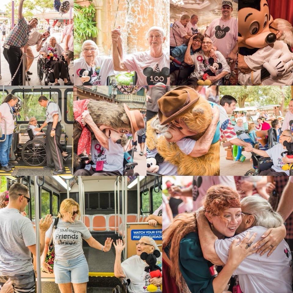 Woman Celebrates 100th Birthday at Disney World