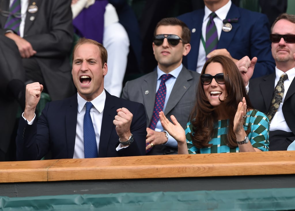 Kate Middleton and Prince William at Wimbledon 2014
