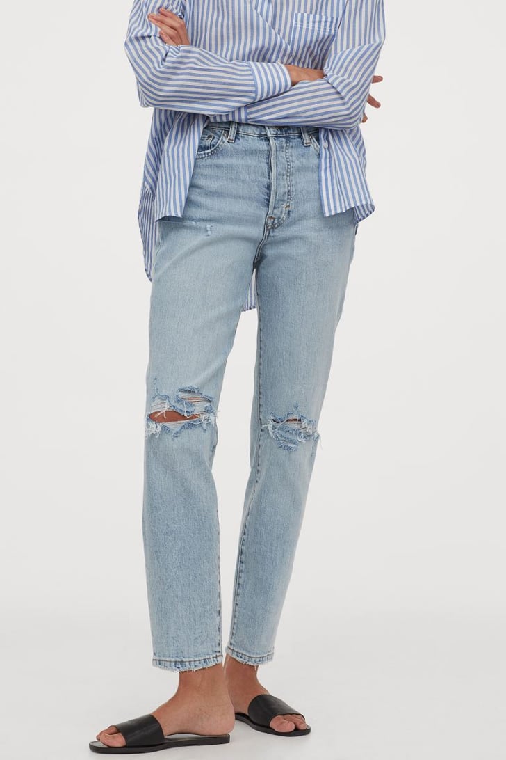 H&M Mom High Ankle Jeans Best New Products From H&M July 2020