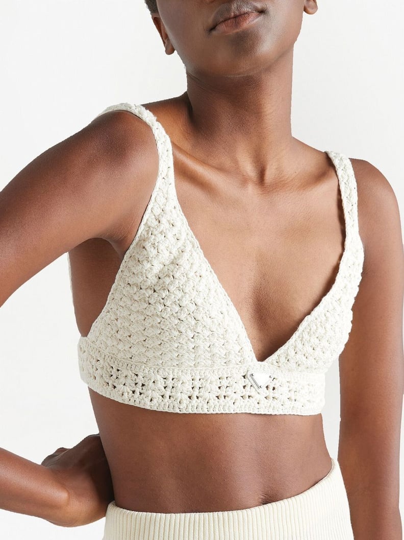 Prada Crochet Cropped Top