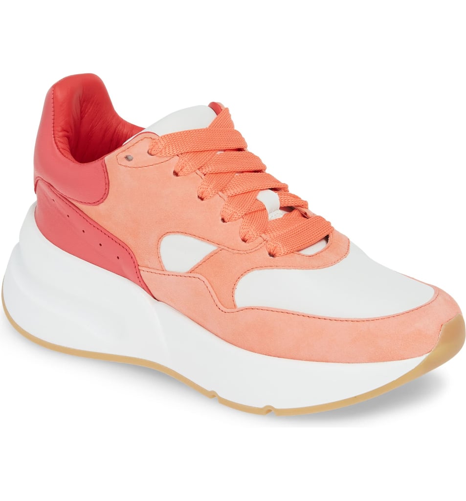 alexander mcqueen canvas platform sneakers