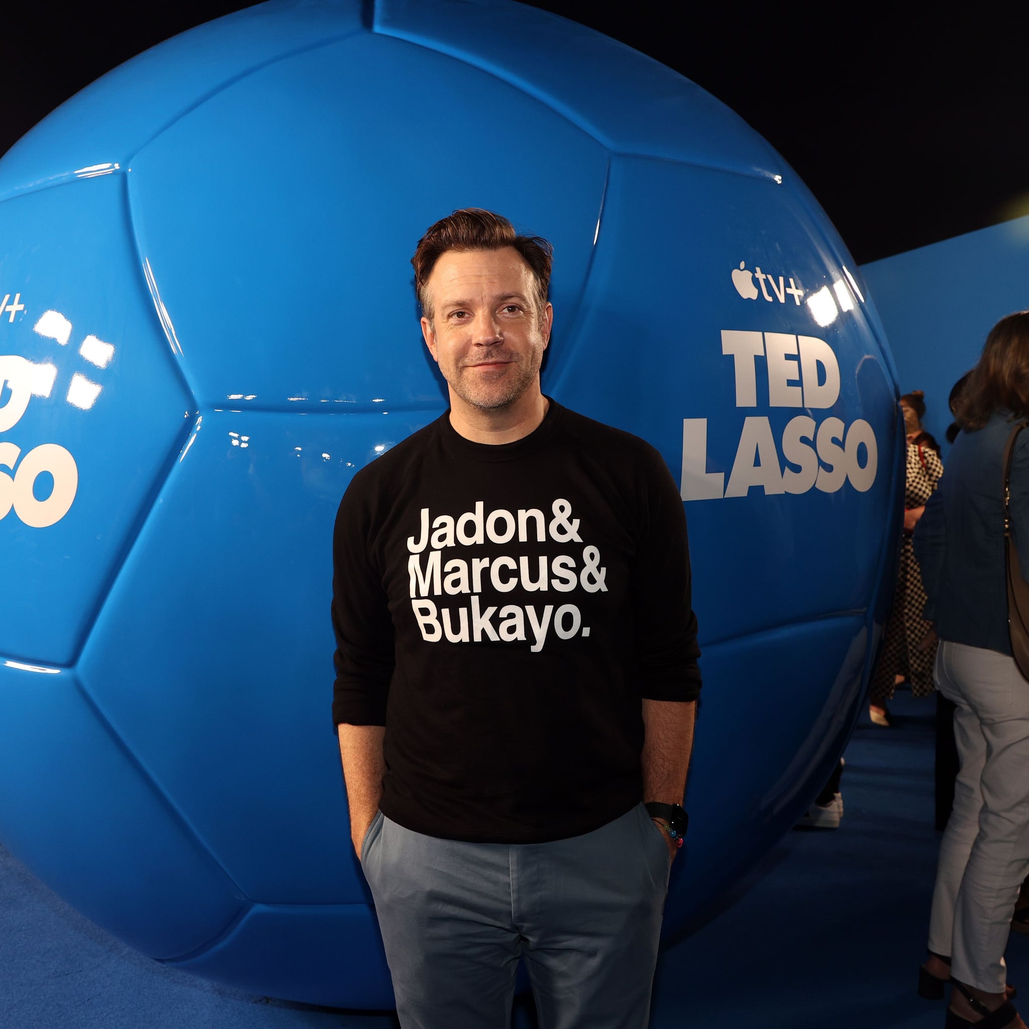 Jason Sudeikis Shows Support For Racially Abused England Soccer Players At 'Ted  Lasso' Premiere – Deadline