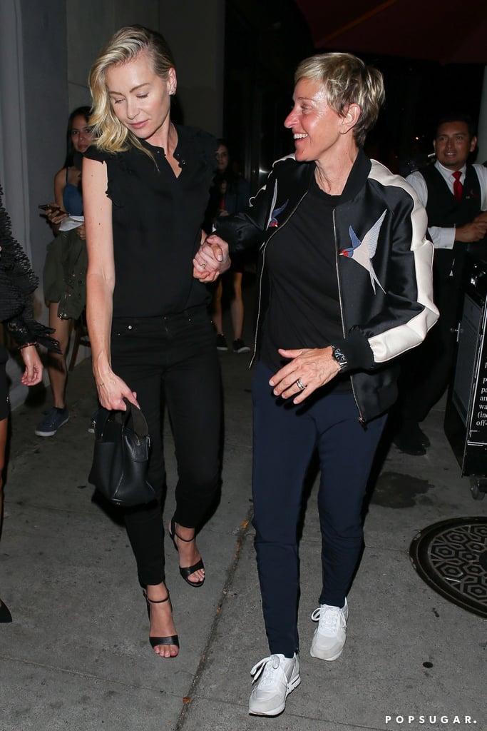 Ellen DeGeneres and Portia de Rossi in LA August 2018