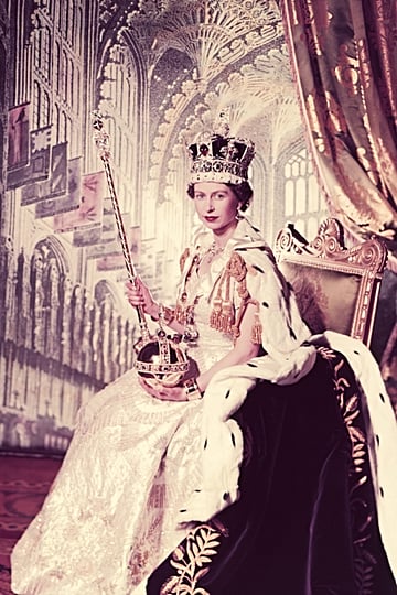 Queen Elizabeth's Coronation Dress and Crown