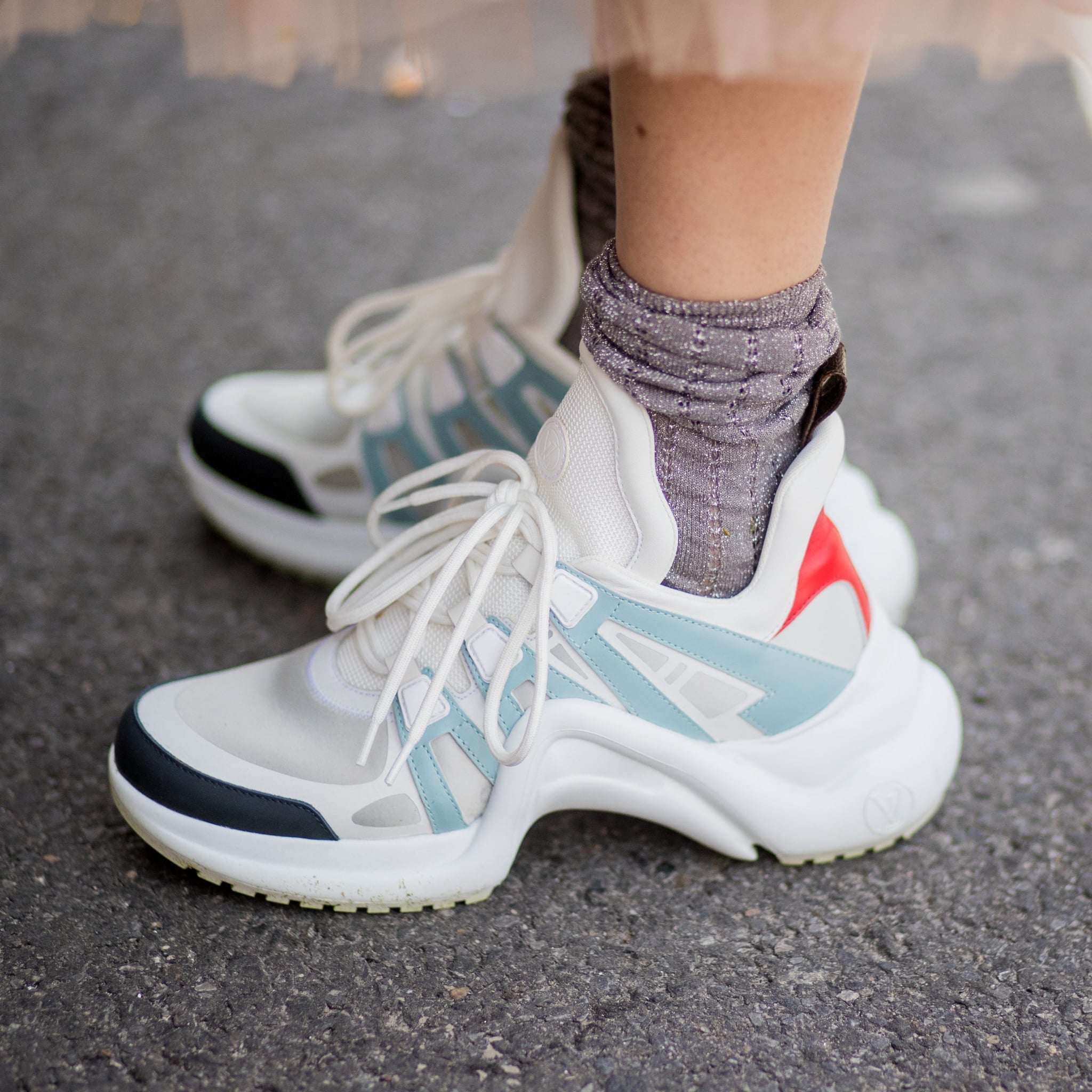 Dad Sneakers at Fashion Week Fall 2018 