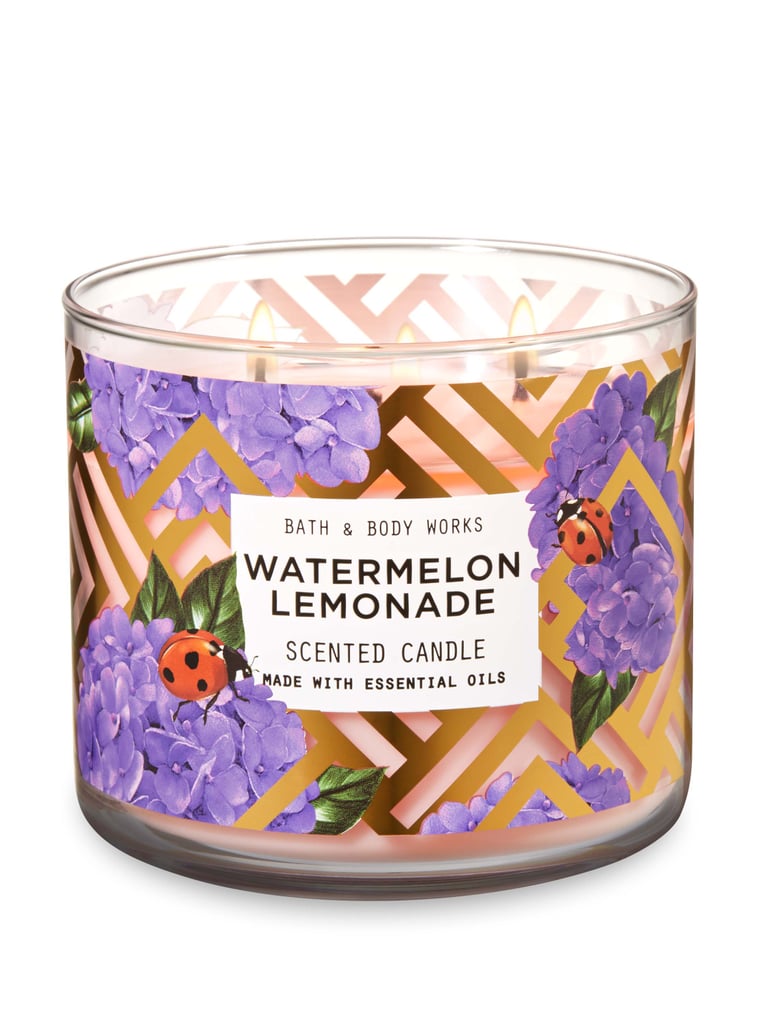Watermelon Lemonade 3Wick Candle Best Bath and Body Works Products