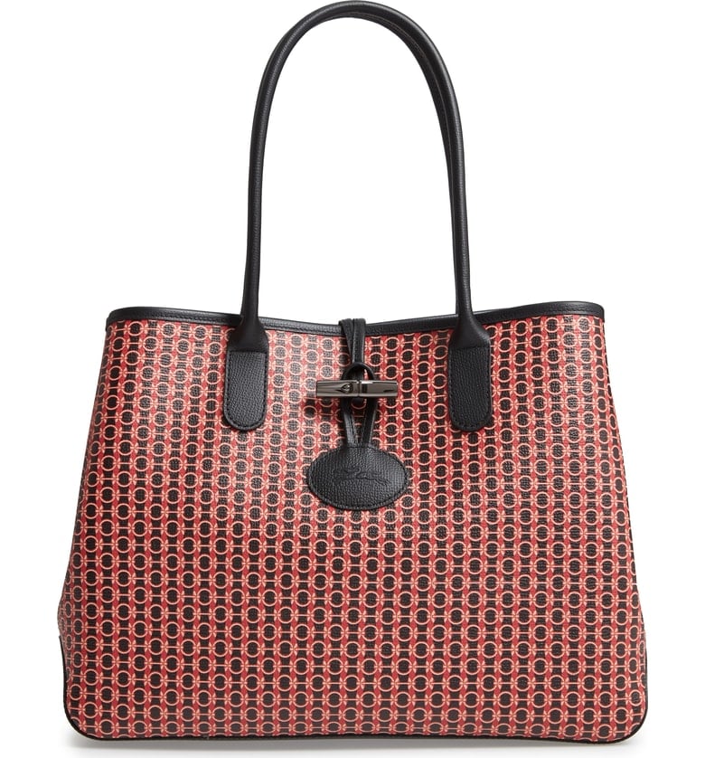 Longchamp Roseau Dandy Leather Tote