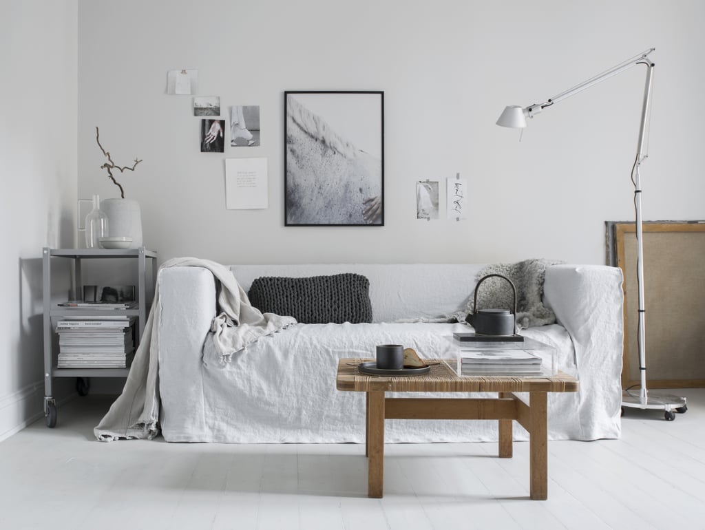 Pictured:

Bemz cover for Klippan two seater sofa loose fit urban in rosendal pure washed linen silver grey

Styled by Pella Hedeby, photographed by Sara Medina Lind.