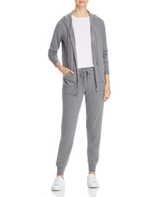 C by Bloomingdale's Cashmere Zip Hoodie & Jogger Pants