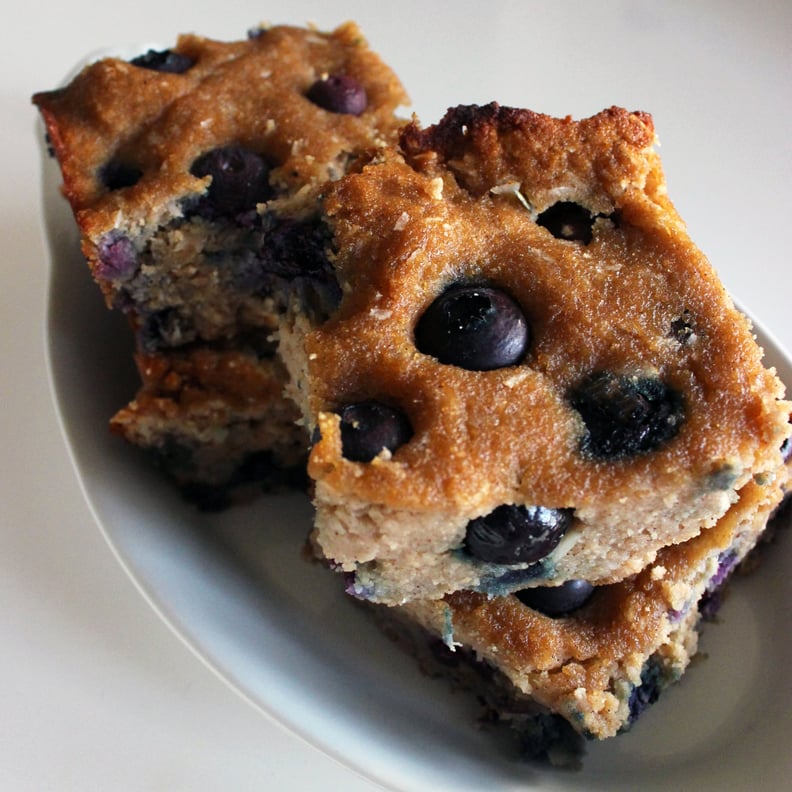 Paleo Coconut-Blueberry Cookie Bars