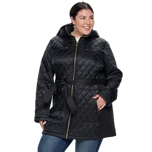 kohl's plus size coats