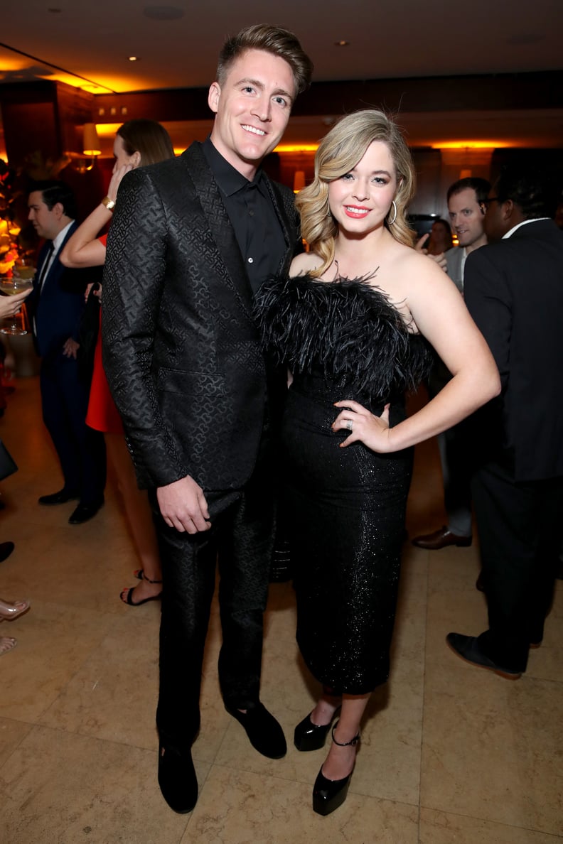 BEVERLY HILLS, CALIFORNIA - SEPTEMBER 20: (L-R Hudson Sheaffer and Sasha Pieterse attend the 2019 Pre-Emmy Party hosted by Entertainment Weekly and L'Oreal Paris at Sunset Tower Hotel in Los Angeles on Friday, September 20, 2019. (Photo by Randy Shropshir