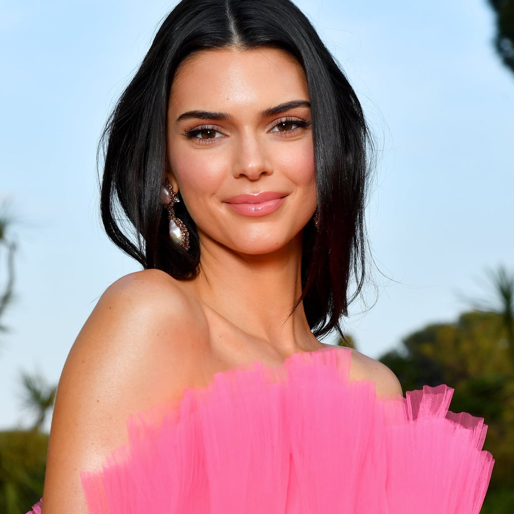 Kendall Jenner S Half Moon Nail Art With Negative Space Popsugar Beauty