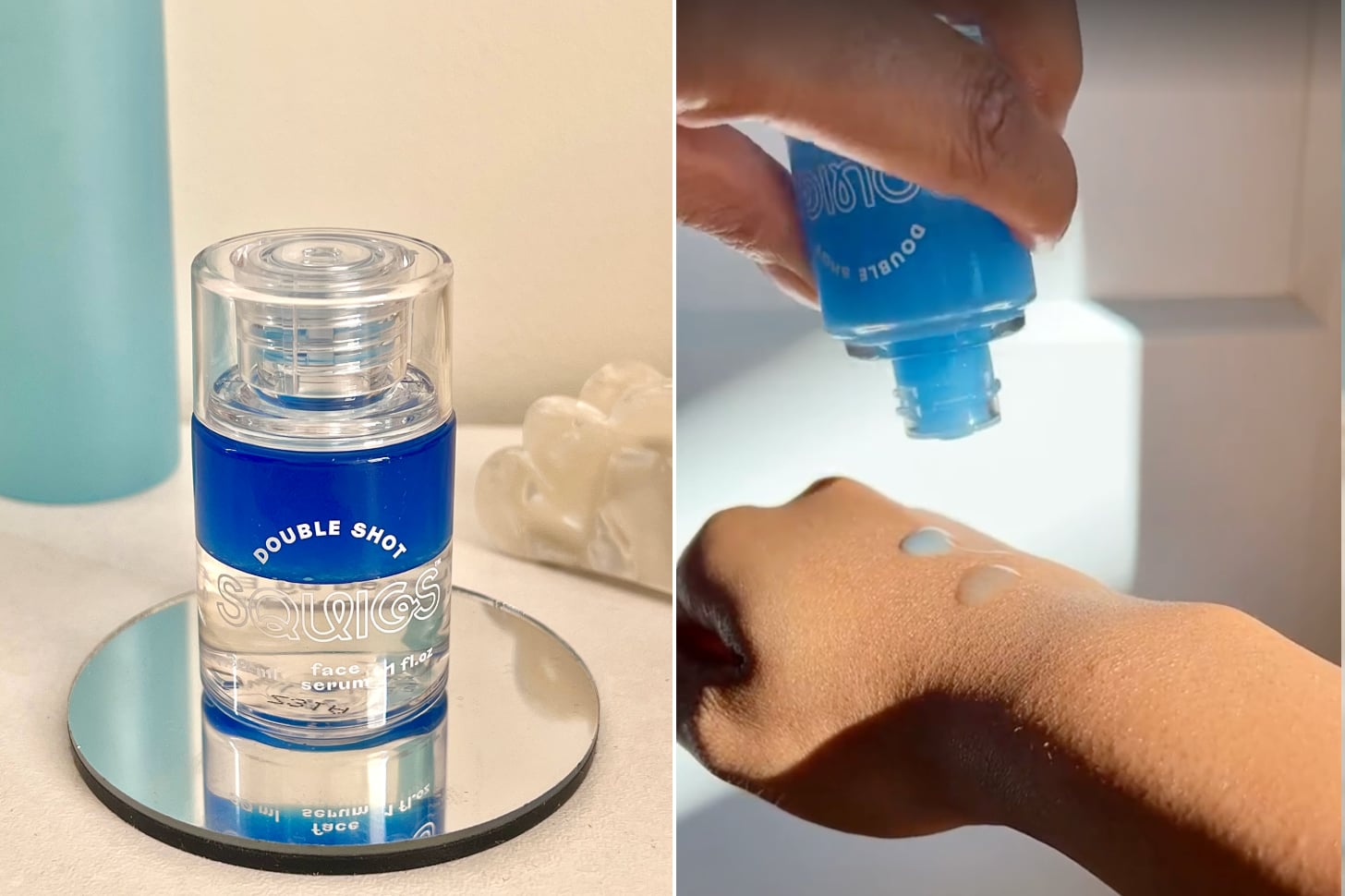 The Squigs Beauty Double Shot Face Serum.