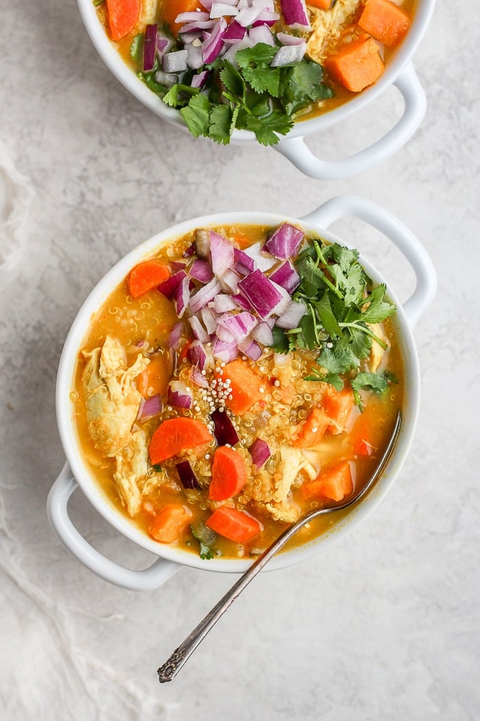 Golden Curry Chicken Soup