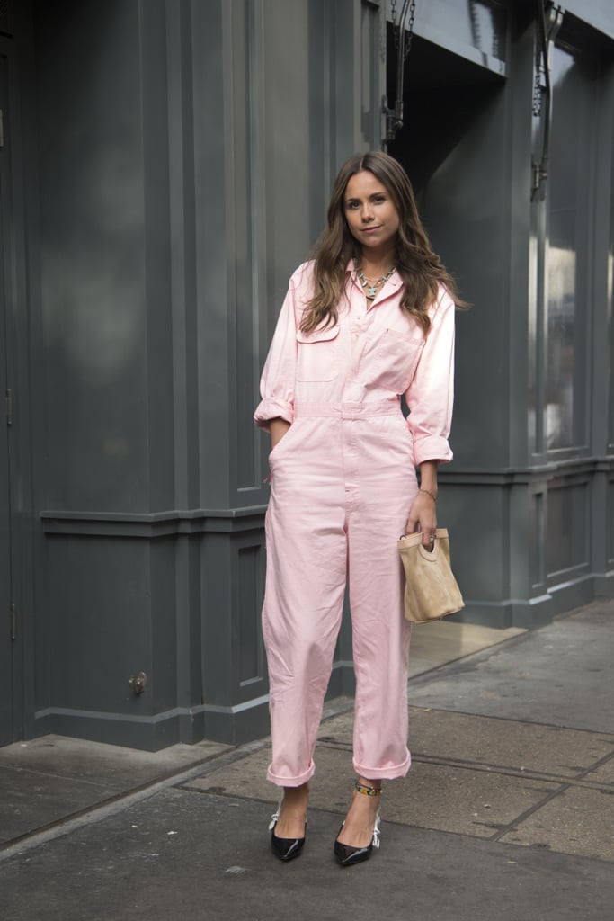 Let Your Girly Side Take Over With a Pink Jumpsuit