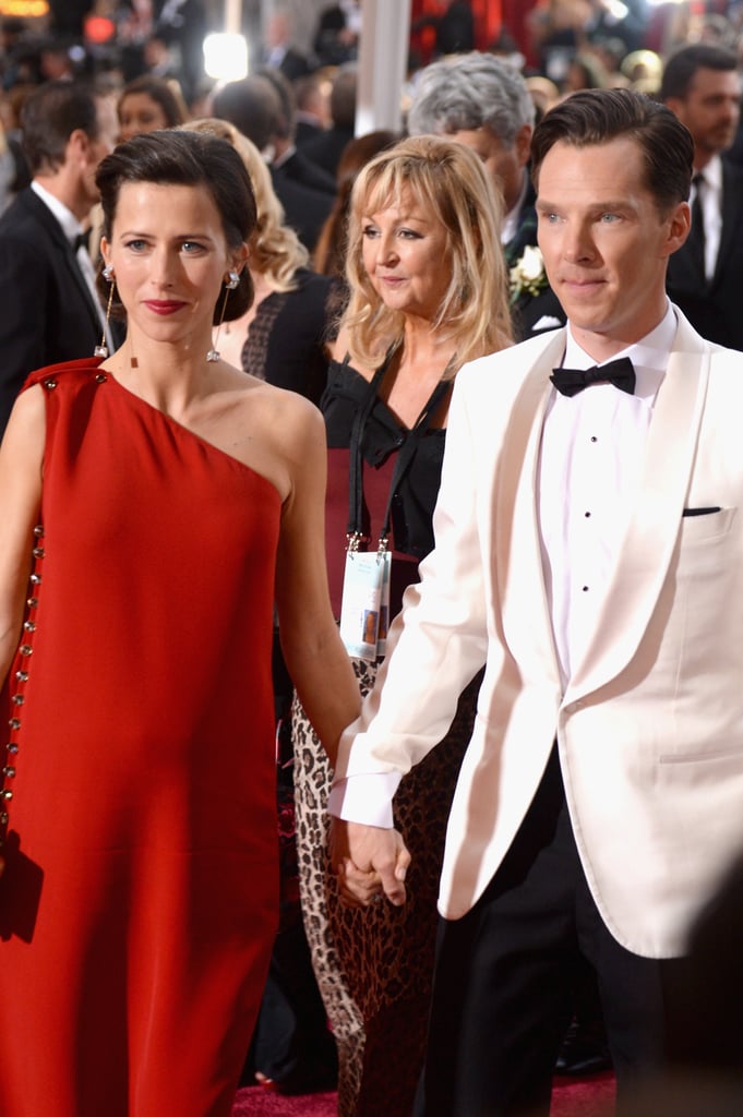 Benedict Cumberbatch and Sophie Hunter at the Oscars 2015