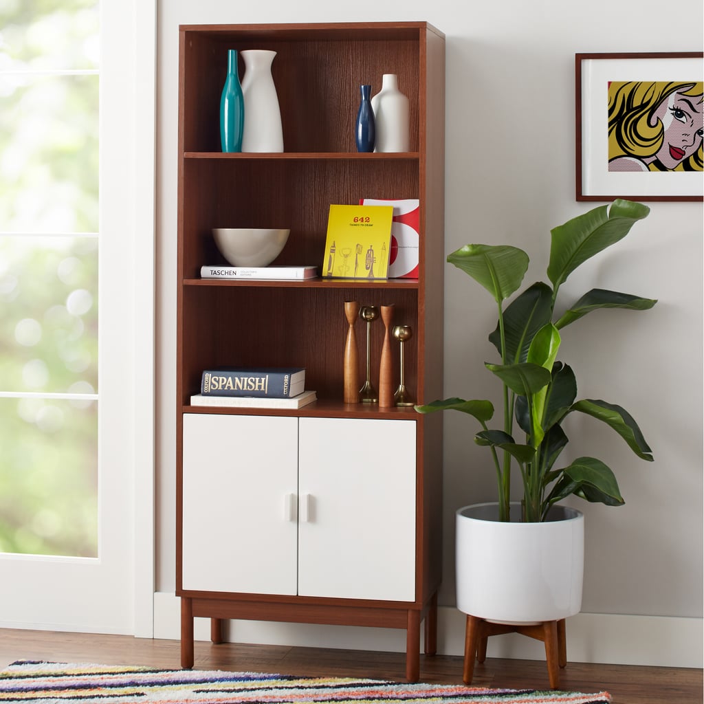 Novogratz Baxter 5 Shelf Bookcase With Doors