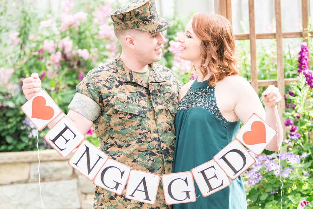 Military Couple Engagement Session In Washington Dc Popsugar Love And Sex