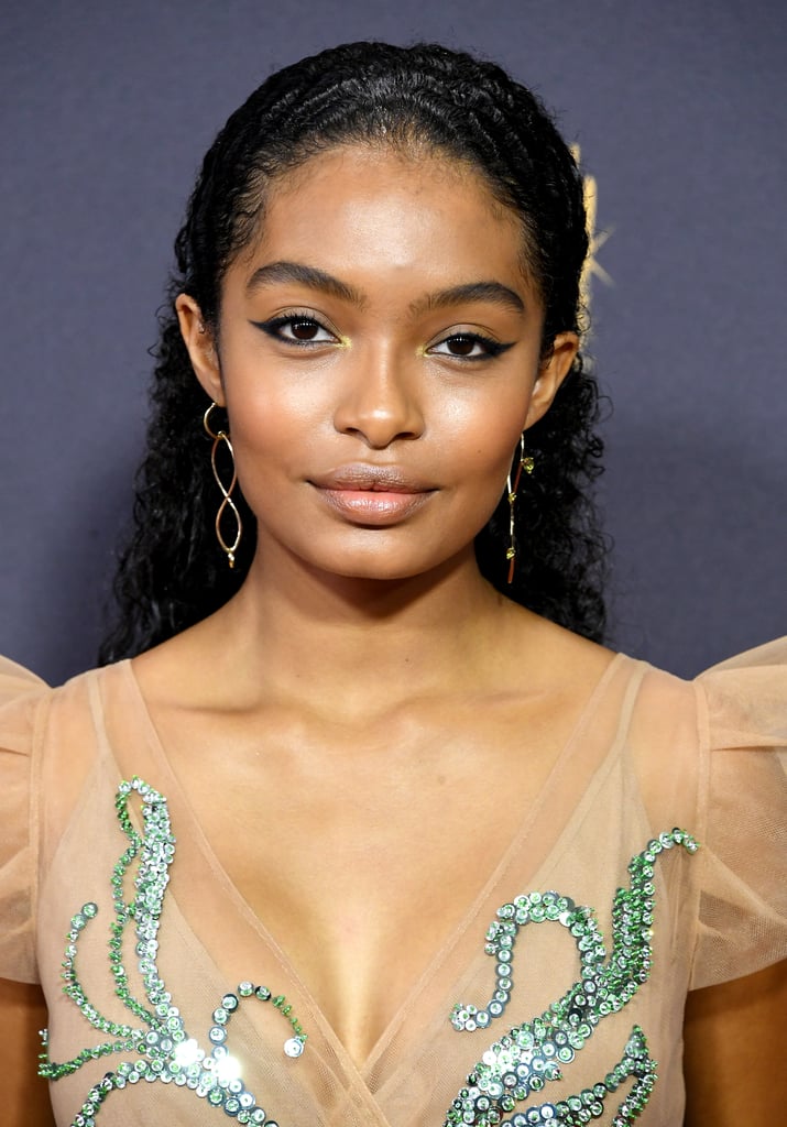 Yara Shahidi Hair and Makeup at the 2017 Emmy Awards