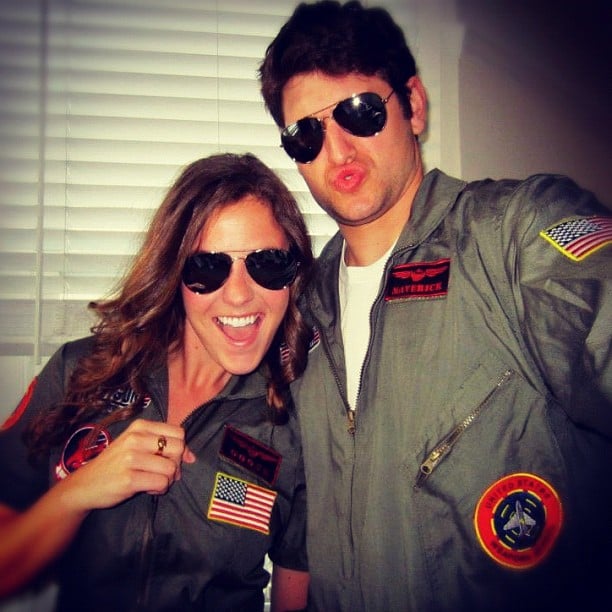 Goose And Maverick From Top Gun Homemade Halloween Couples Costumes Popsugar Love And Sex Photo 65