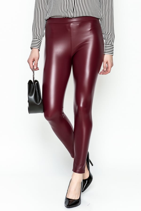 Polly & Esther Pleather Leggings