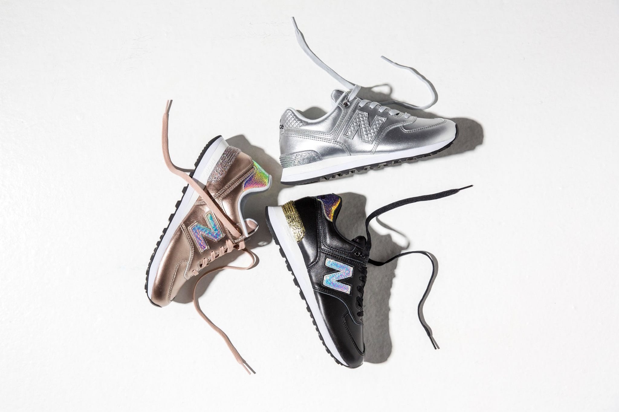 New Balance Metallic Glitter Sneakers | POPSUGAR Fashion
