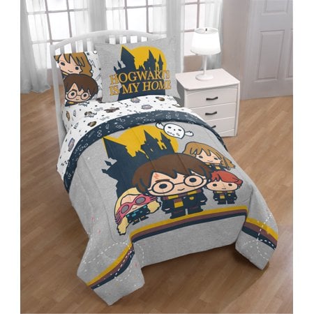 Harry Potter Hogwarts Icons Twin Bed in a Bag Bedding
