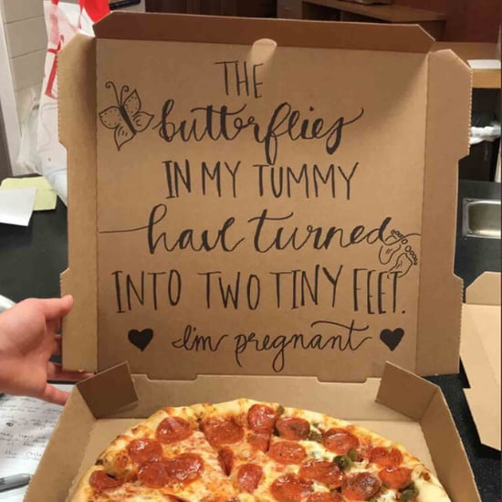 Pizza Box Pregnancy Announcement
