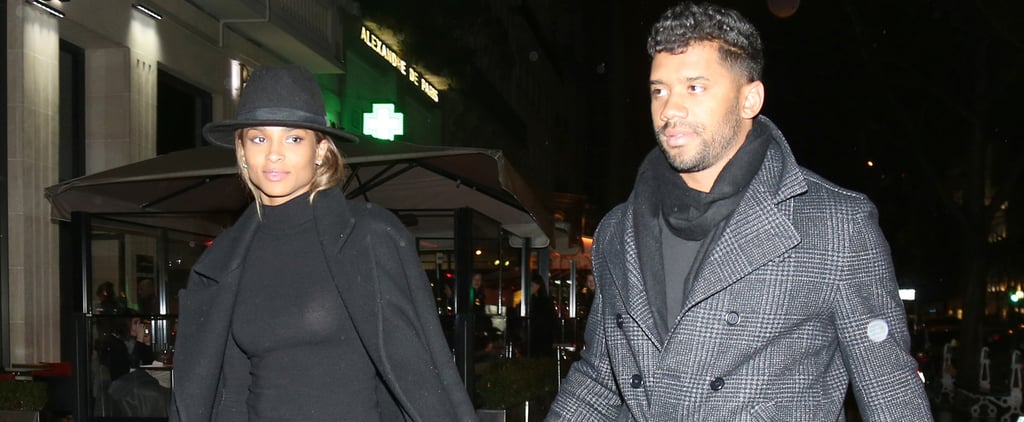 Ciara and Russell Wilson in Paris March 2016
