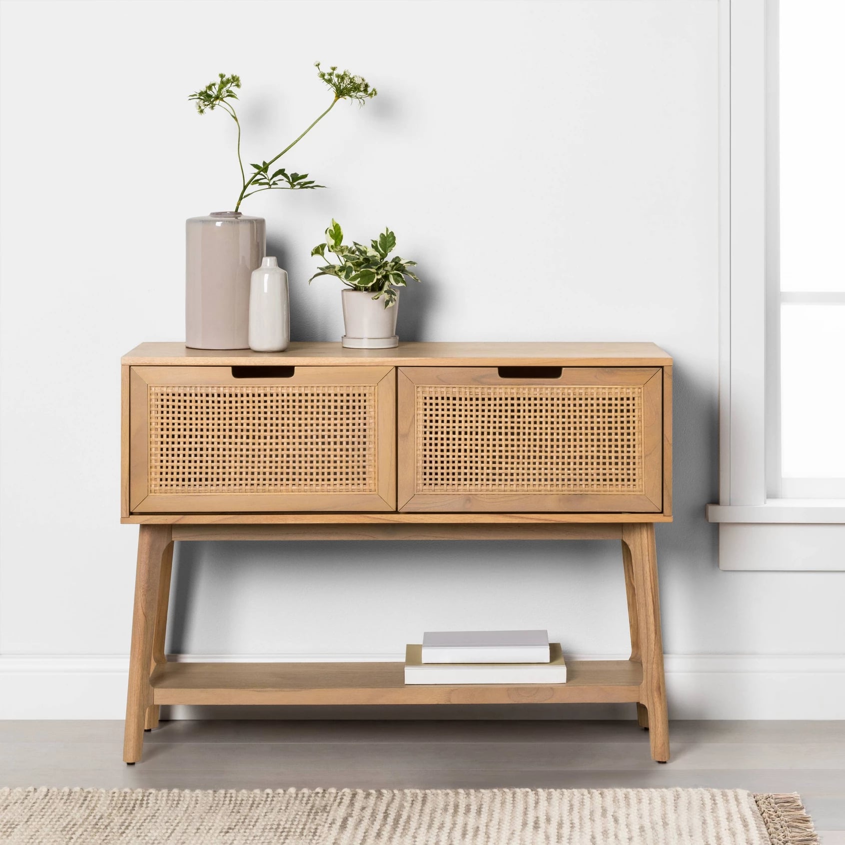 minsmere caned writing desk