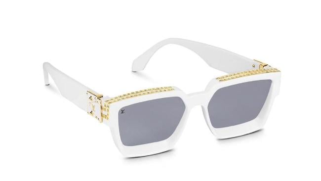 Louis Vuitton White 1.1 Millionaries Sunglasses