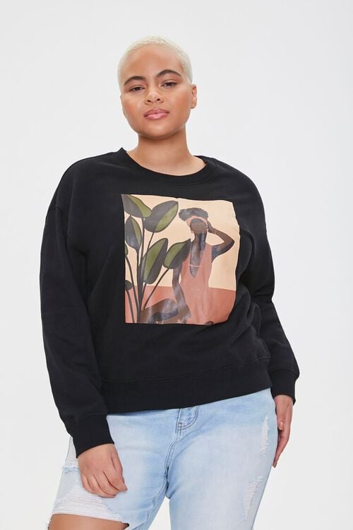 Stormy Nesbit Art Graphic Pullover