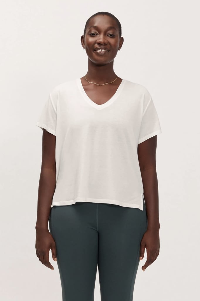 Girlfriend Collective Eva V-Neck Tee