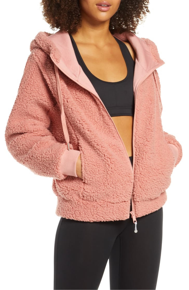 Zella farrah hooded 2025 fleece jacket