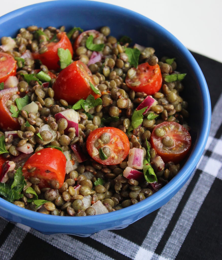 Lentil Salad With Mustard and Tomatoes