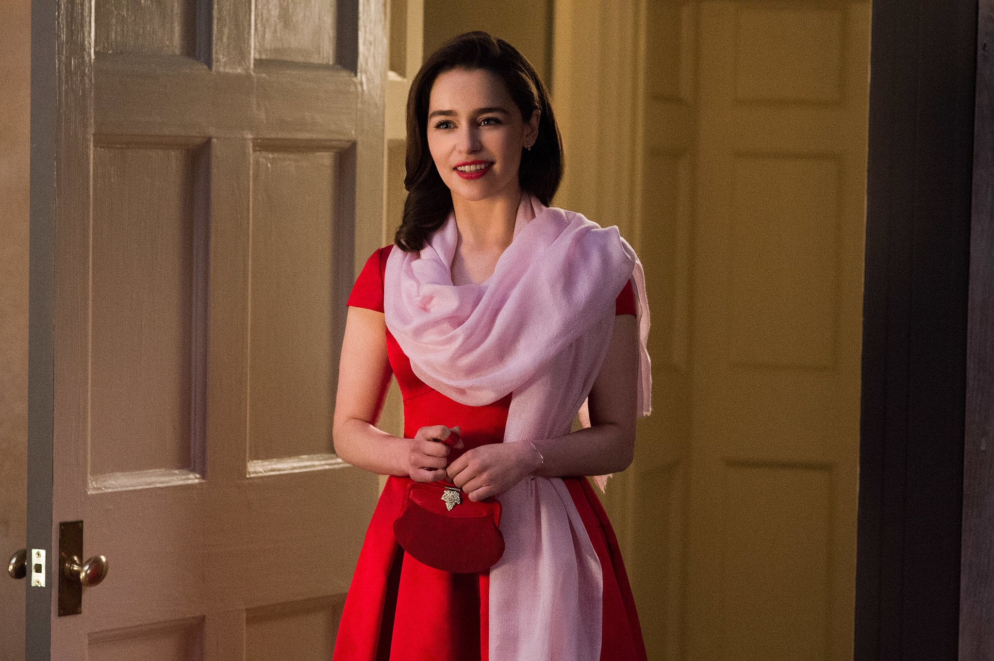 Me before you red dress scene new arrivals
