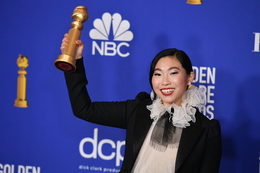 Awkwafina's French Manicure Golden Globes 2020