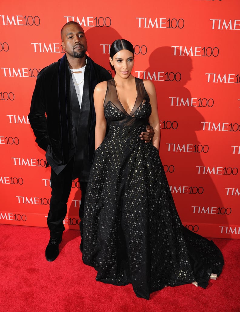 Kanye Made a Statement by Covering His Ripped Tee With a Velvet Robe