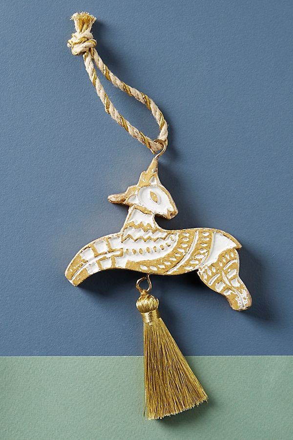 Tasselled Deer Ornament