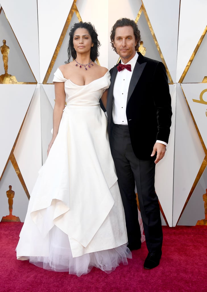 Matthew MCconaughey and Camila Alves at the 2018 Oscars