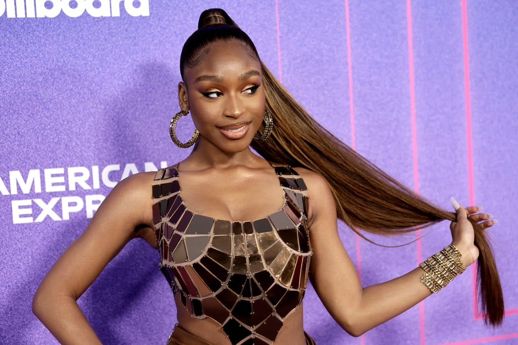 Normani's Brown Skirt and Top at Billboard Women in Music