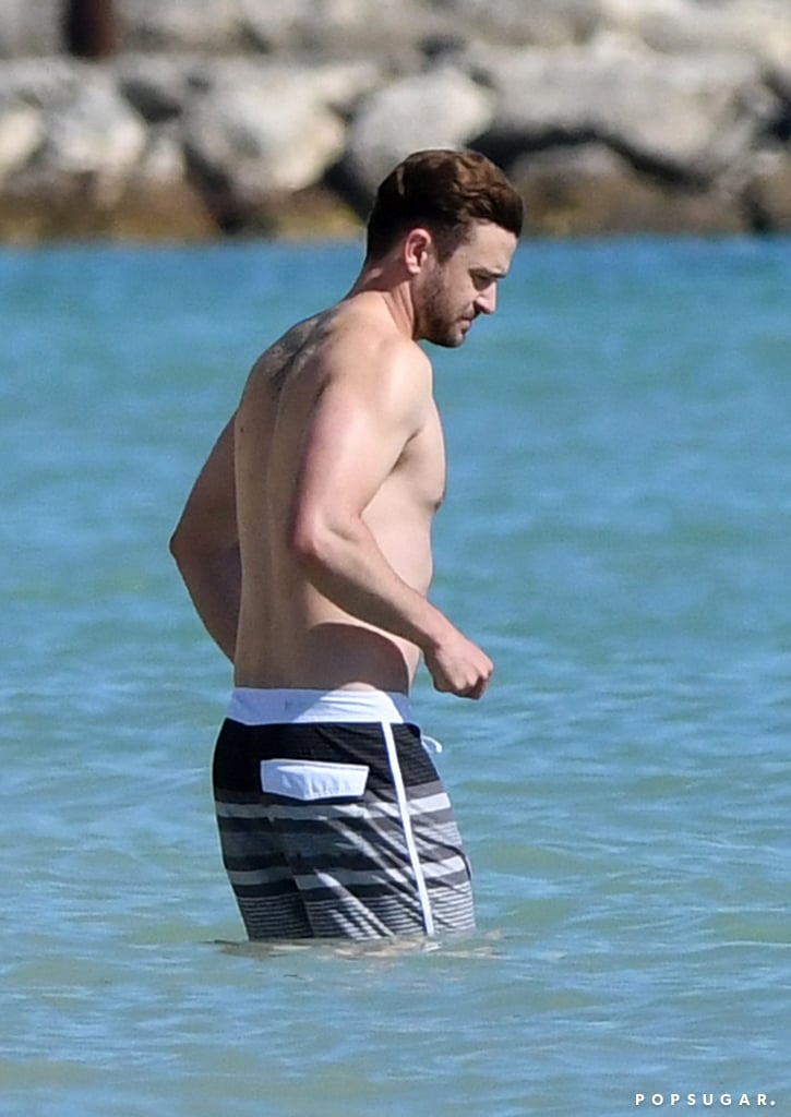 Justin Timberlake and Jessica Biel in the Caribbean 2016