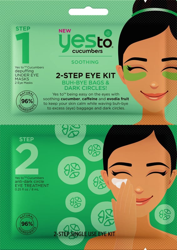 Yes to Cucumbers 2-Step Eye Kit Buh-Bye Bags & Dark Circles