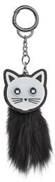 Karl Lagerfeld Keychain With Fox Fur