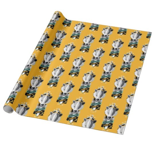 Harry Potter Hufflepuff House Traits Wrapping Paper