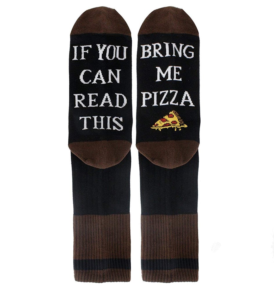 Zmart If You Can Read This Novelty Socks Pizza Socks Popsugar Smart 